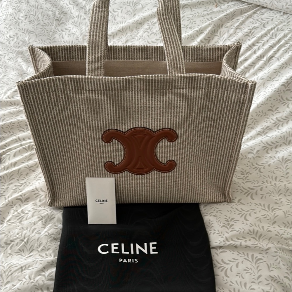 Celine Cabas Thais Large Tote